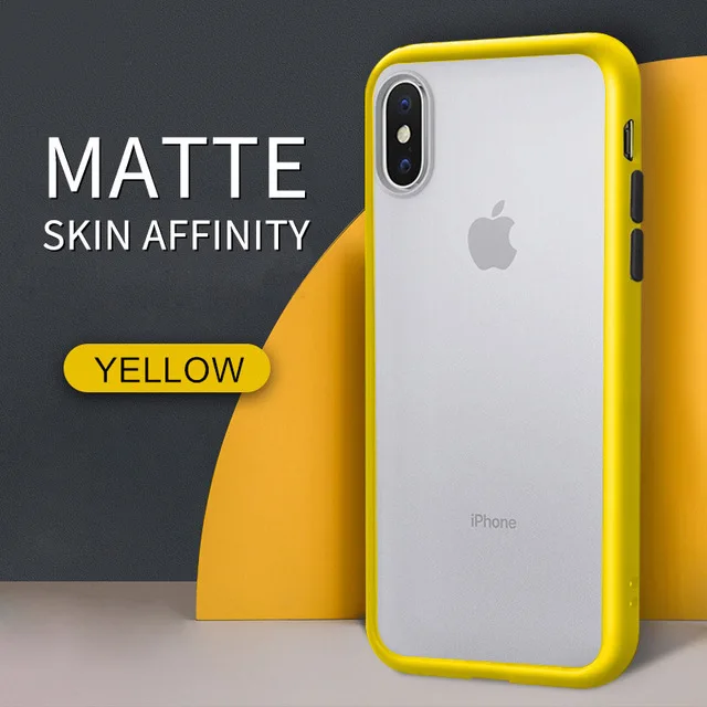 yellow Противоударный чехол для телефона для iPhone 7 8 Plus XS Max XR Coque силиконовый чехол для iPhone 11 Pro Max 11Pro iPhone11 чехол с логотипом - Цвет: yellow