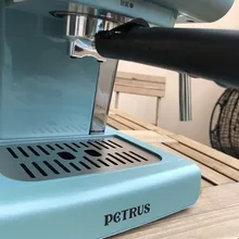 Espresso-Coffee-Maker Cappuccino Vintage-Design Automatic Latte 220V Retro W/built-In