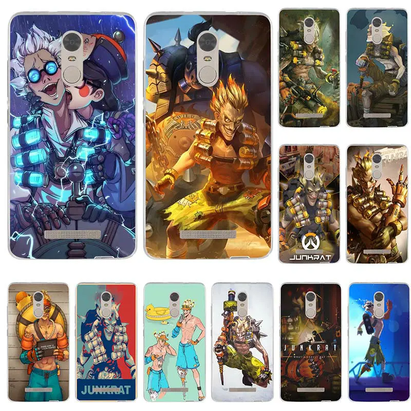 Мягкий чехол из ТПУ для мобильного телефона Xiaomi Redmi Mi Note 2 3 3S 4X 4A 5 6 5S 5A 8 A1 Pro Plus Junkrat