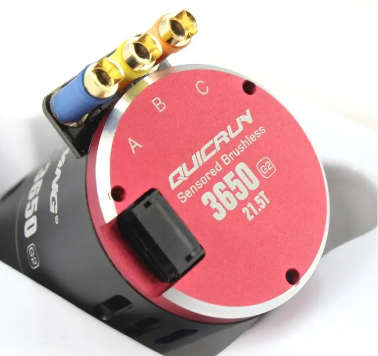 

Hot Hobbywing QUICRUN G2 3650 Sensored 6.5T / 10.5T /13.5T / 17.5T / 21.5T Racing Brushless Motor for 1/10 Rc Car Crawler