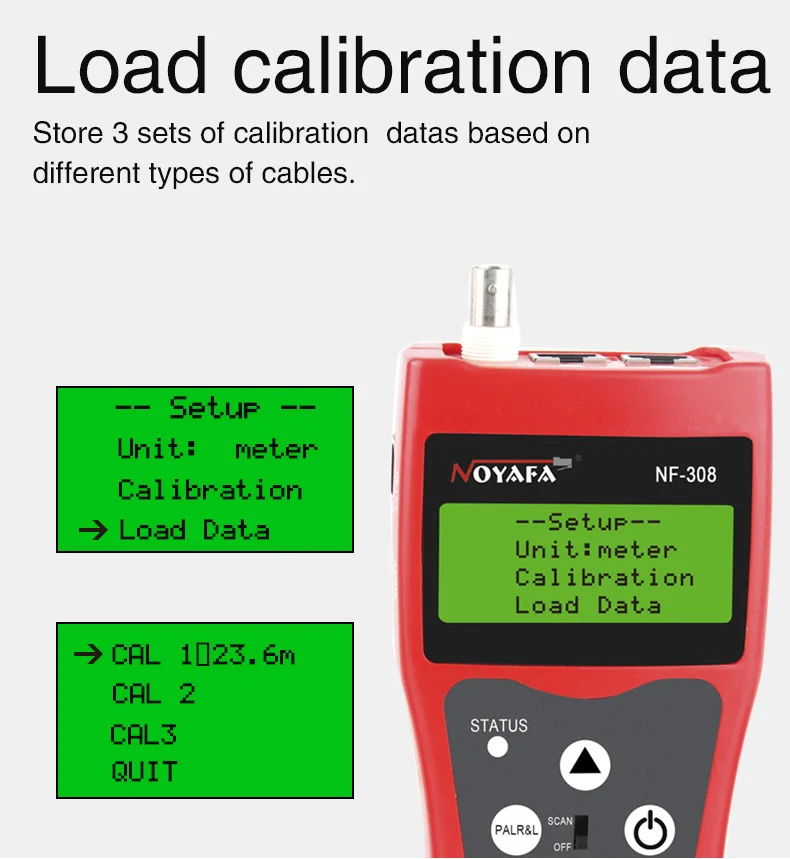 comprimento cabos teste continuidade fio rastreador rj45
