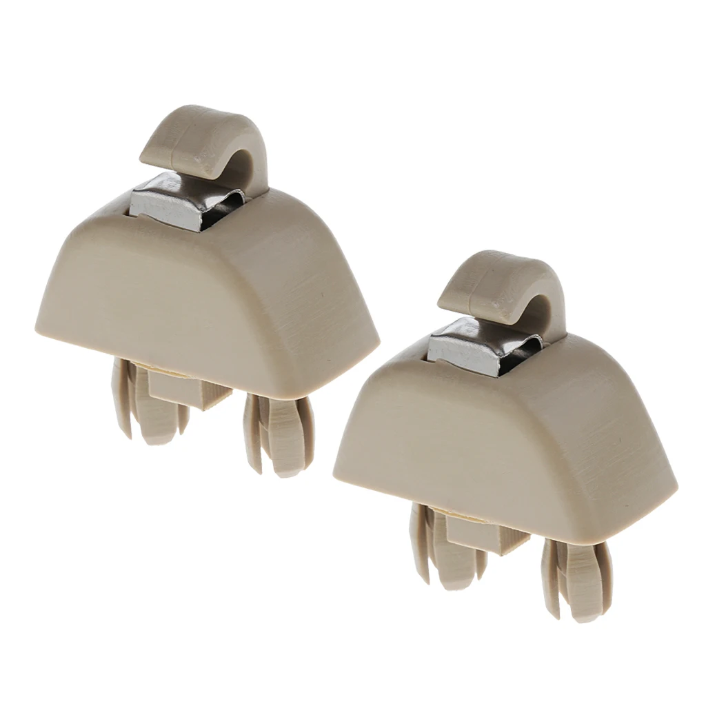 2Pcs Inner Sun Visor Clip for Audi A6 C6 2005-2013 for VW Passat B7 2013-2015 Car Sun Visor Hook Clip Holder Hanger Bracket