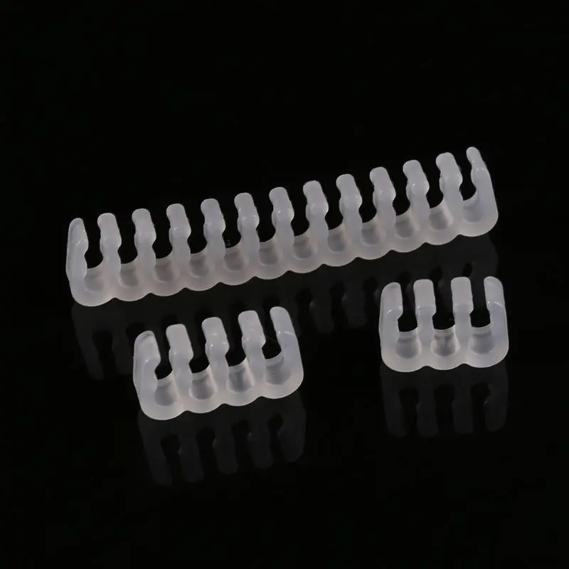 16Pcs/Set PP Cable Comb/Clamp/Clip/Organizer/Dresser for 2.5-3.2mm PC Power Cables Wiring 4/6/8/24 Pin Computer Cable Manager