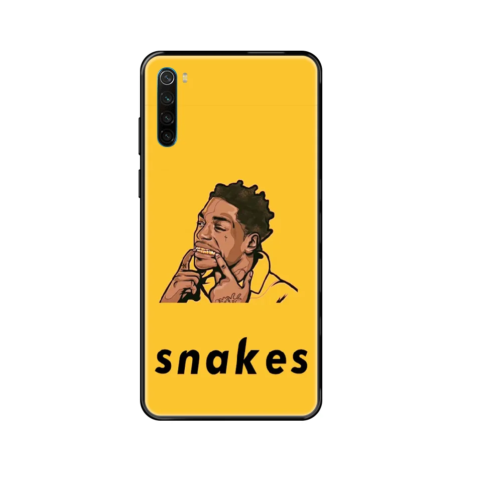 kodak black rap singer Phone case For Xiaomi Redmi Note S2 4 5 6 7 8 A S X Plus Pro black tpu back pretty shell luxury prime