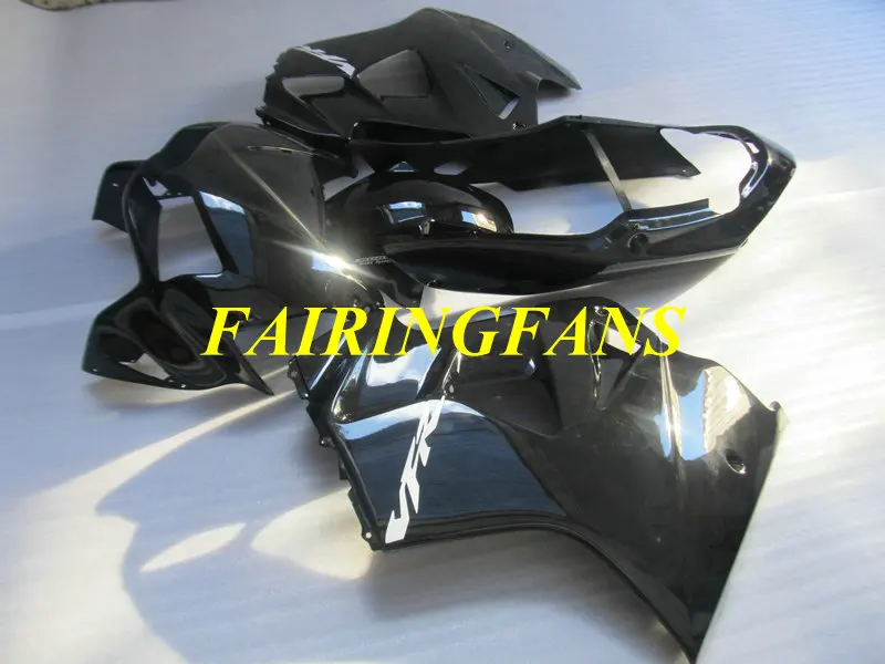 Мотоцикл обтекателя тела для HONDA VFR800 98 99 00 01 VFR 800 1998 1999 2000 2001 глянцевый черный Обтекатели на кузов+ подарки HI10