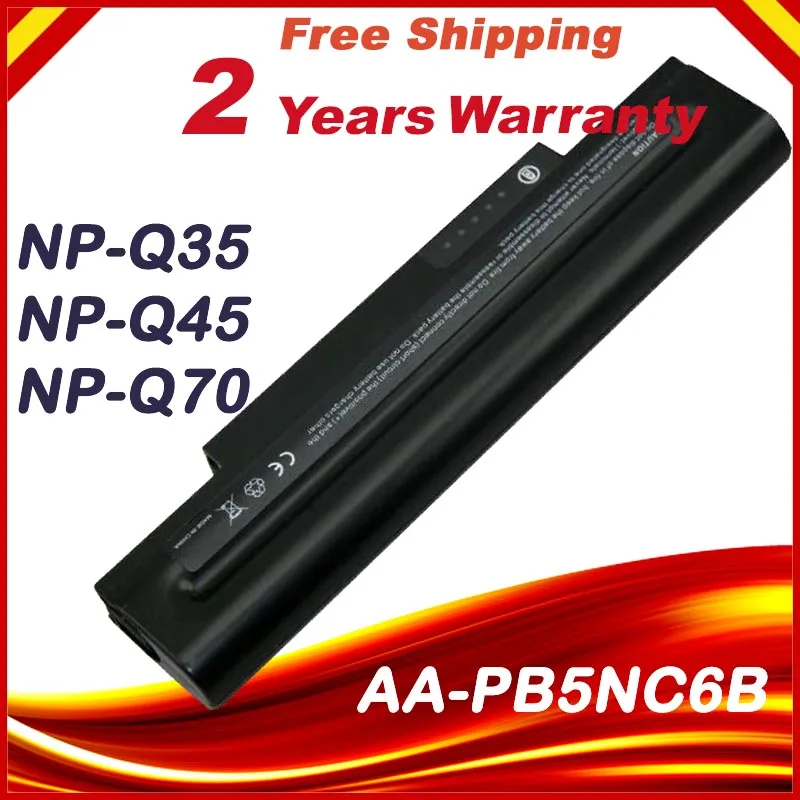 6 ячеек Аккумулятор для ноутбука Samsung AA-PB5NC6B AA-PB5NC6B/E Q35 Q45 Q70 Pro NP-Q35 NP-Q45 NP-Q70 |