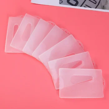 

12pcs Card Cover Frosty Protective Transparent Bank Card Holder ID Card Protector Bus Card Holder for Bus Card Bank Card ID Card