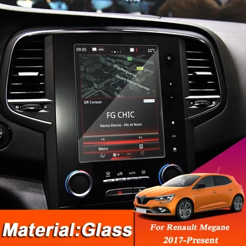 

Car Styling Dashboard GPS Navigation Screen Glass Protective Film Sticker For Renault Megane 2017-Present Control of LCD Screen