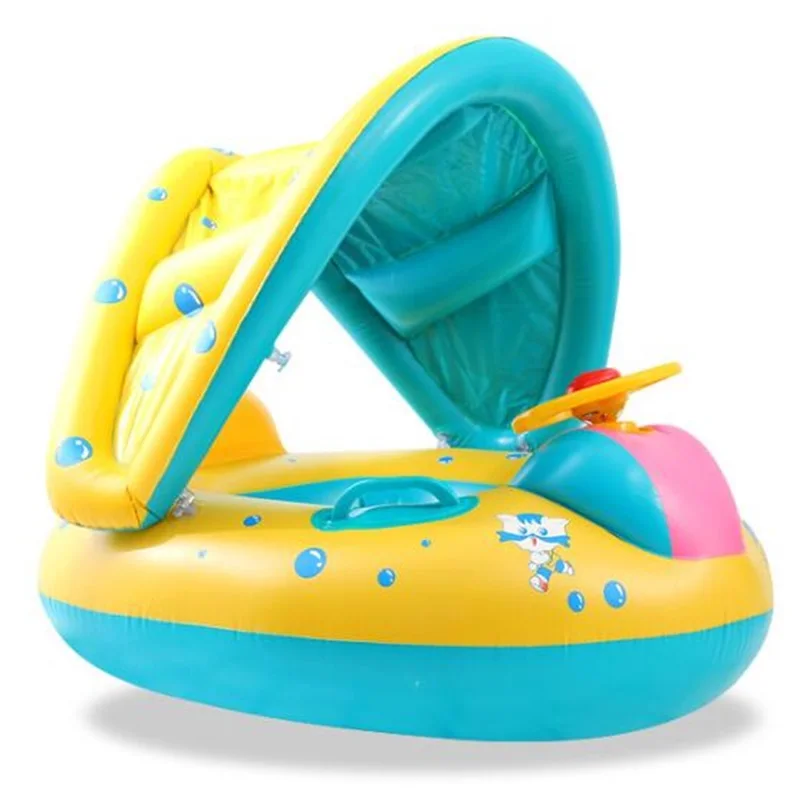 Baby Kids Summer Swimming Pool Inflatable Swim Float Water Fun Toys Ring Seat Boat Safety trainer | Игрушки и хобби