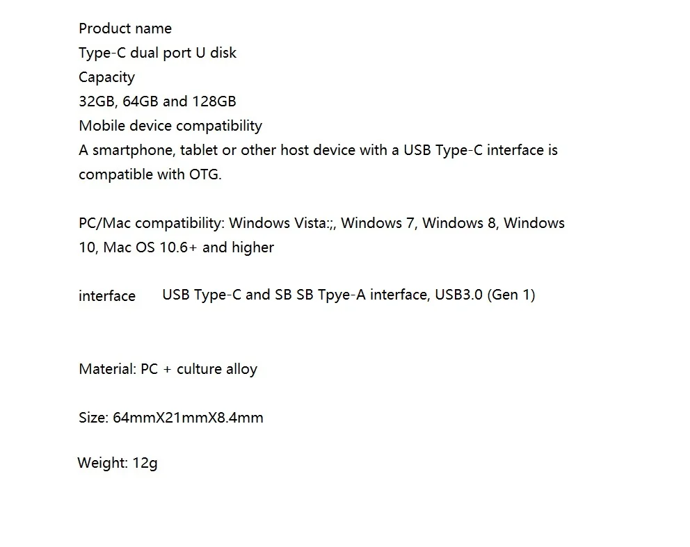 Xiaomi IQUNIX type-C двойной порт U диск type-C+ USB двойной интерфейс скорость до 220 м/с скользящий скрытый интерфейс