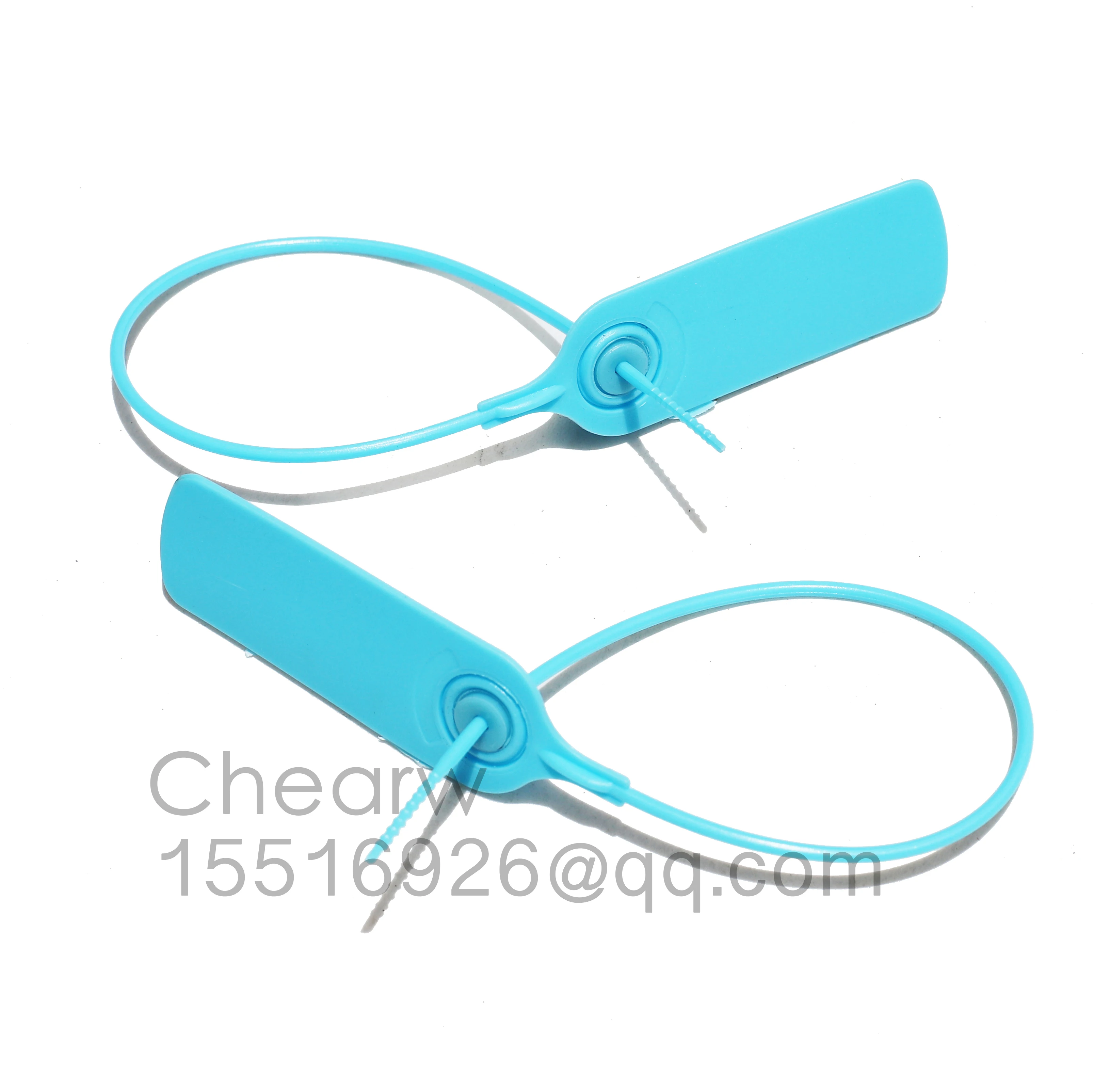 295mm plastic seals 100piece adjustable plastic security seal with metal insert laser