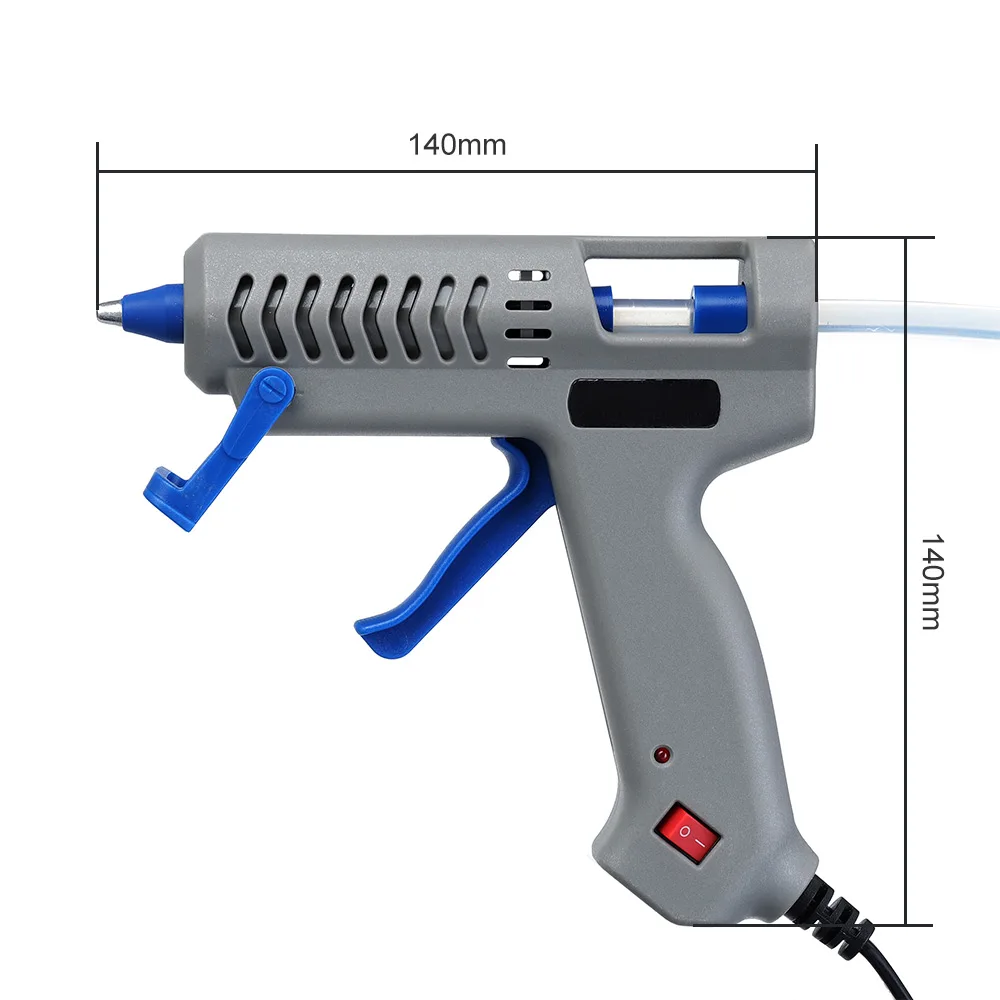 NEW 11Pcs/Set 60W Hot Melt Glue Gun with 7mm Glue Stick Industrial Mini Guns Thermo Electric Heat Temperature Tool