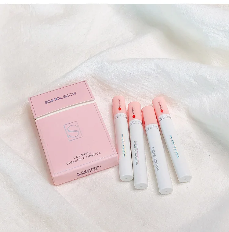 Encantador de Veludo Pigmentado à Prova Batom Sedoso Fosco Cigarro Lábio Vara Longa Duração Suave Maquiagem Dpigágua Gloss Cosméticos 9 lábio vara longa duração suave lábio maquiagem