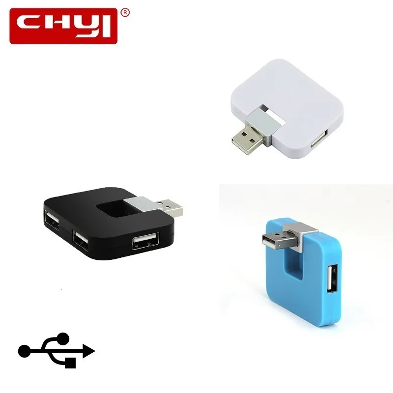 CHYI usb хаб Micro 4 мультипортовый концентратор с беспроводным USB 2 0 Hab сплиттер мини