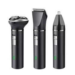 Men's Electric Shaver for men Razor Smart beard shaving Beard timmer IPX7 shaving machine Men Electric razor Directshipping