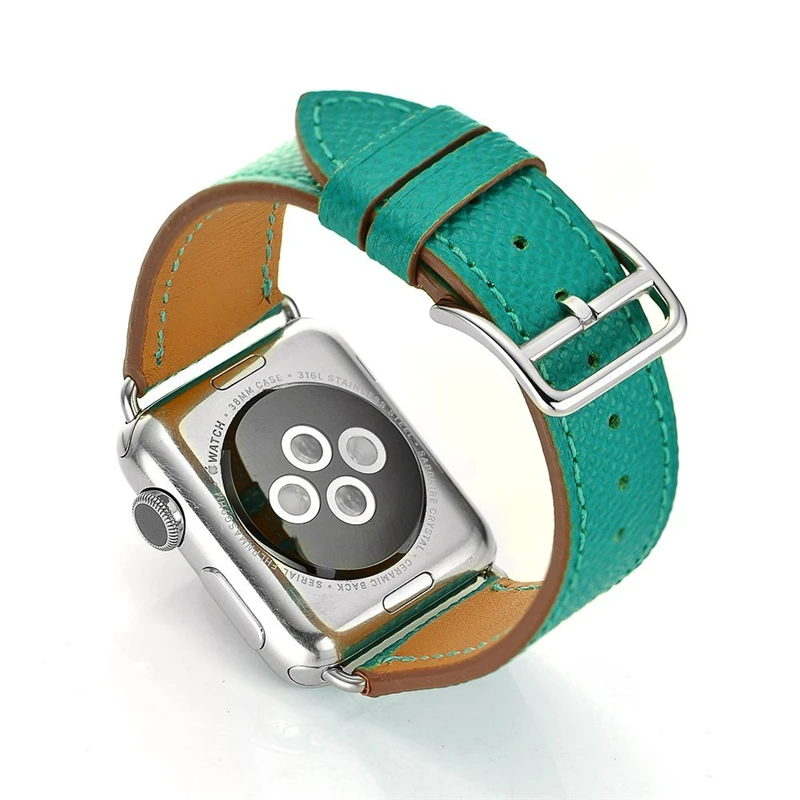 Часы aidis ремешок для наручных часов Apple Watch серии 3/2/1 Спортивный Браслет, 42 мм, 38 мм, 44 мм, ремешок для наручных часов iwatch, 4 полосным кожаная Петля
