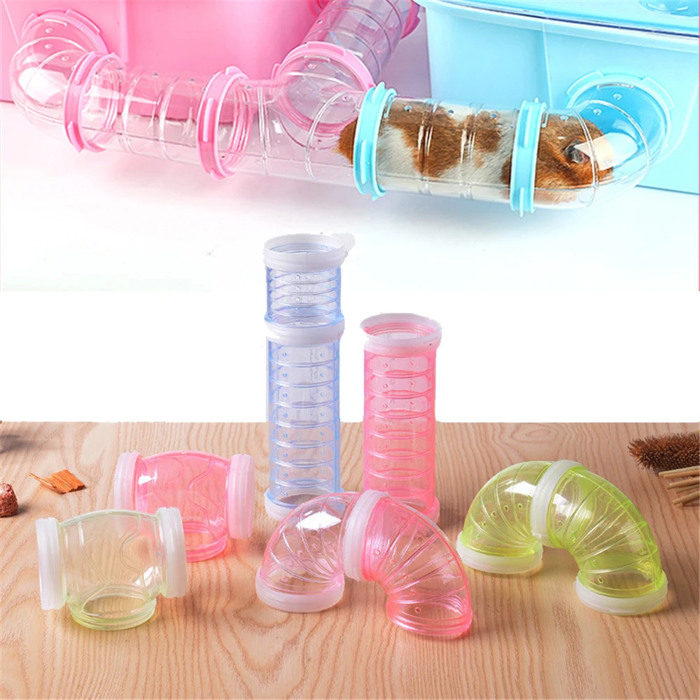 Hamster Tunnel Tube Toy Pet Diy Assorted Playground Tunnel Excercise