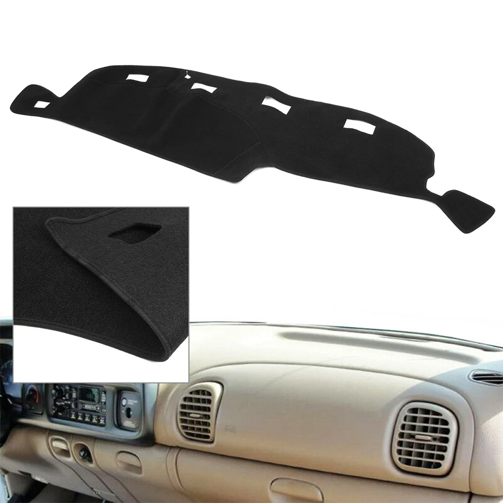 Black Auto Dash Mat Dashboard Cover Dashmat For Dodge RAM 1500 2500