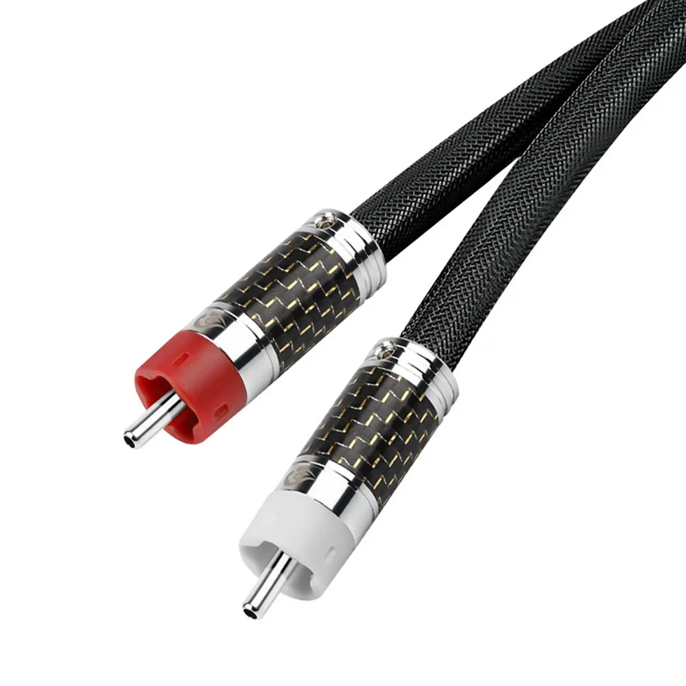 4 шт. разъём RCA папа из меди и углеродного волокна|Коннекторы разъёмы| |