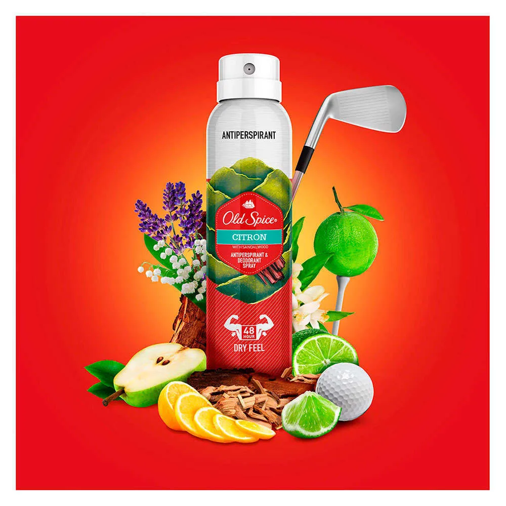 Антиперспирант аэрозольный «Citron» Old Spice, 150 мл