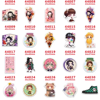 

2020 new arrival Free shipping 30 pcs/package printed resin planar flat-back resins for Hair Bow Decoration PR44004