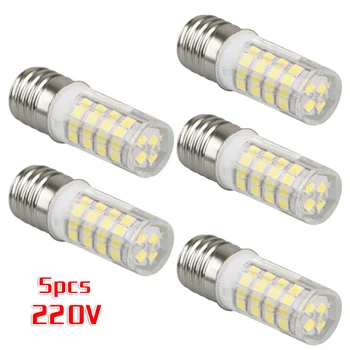 

5pcs LED Light Bulb Set Super Bright E17 2835 SMD Lamp Lighting Fixture Light Bulbs 17 * 51mm