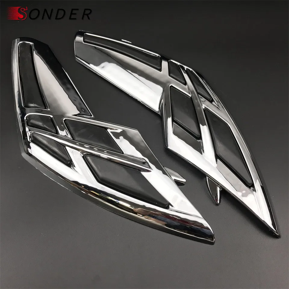 Для Honda GoldWing GL1800 GL 1800 2001-2011 2010 топливный бак боковое украшение части топливный бак Боковое покрытие части пара наклейки на топливо