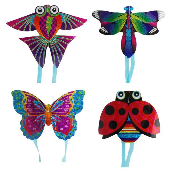 

4Pcs/Set Cool Mini Finger Kite Toys For Children Indoor And Outdoor Fun & Sports Little Kites With Ran Color