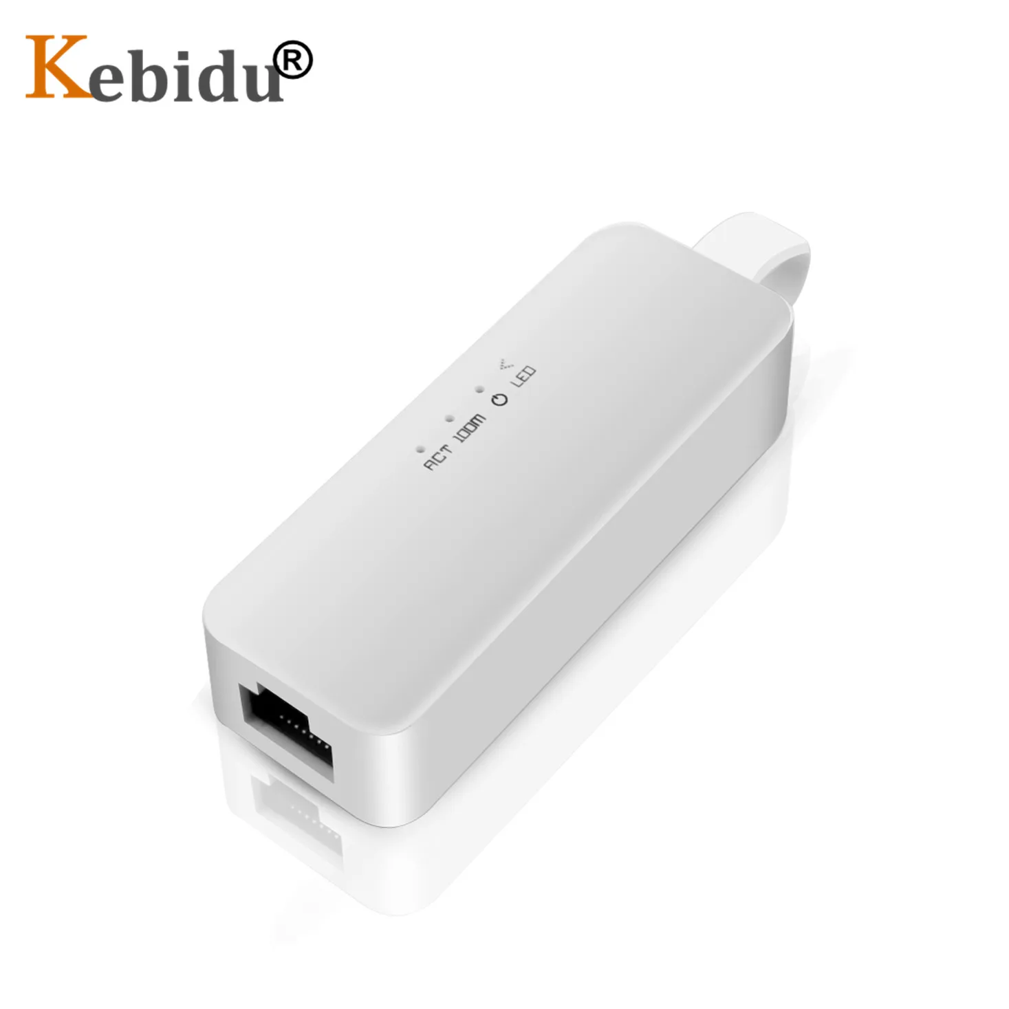 Kebidu USB Ethernet адаптер USB 2,0 для RJ45 сетевая карта беспроводной локальной сети адаптер 10/100 Мбит/с для планшетных ПК Win 7 8 10 XP