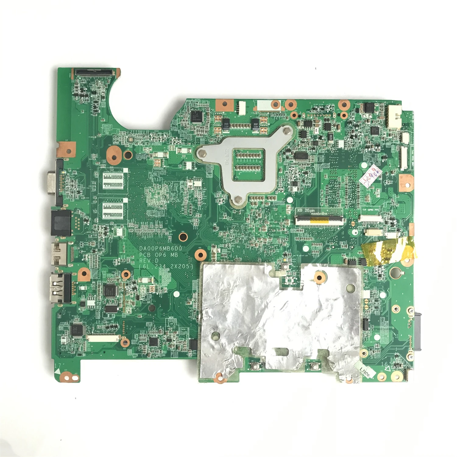 Placa-mãe para Laptop para hp Da00p6mb6d0 Da00p6mb6d0 Intel Gm45 Ddr2 100 Testado Apto para hp Satélite Presario 578002001 578002501 578002601 - Imagem 4