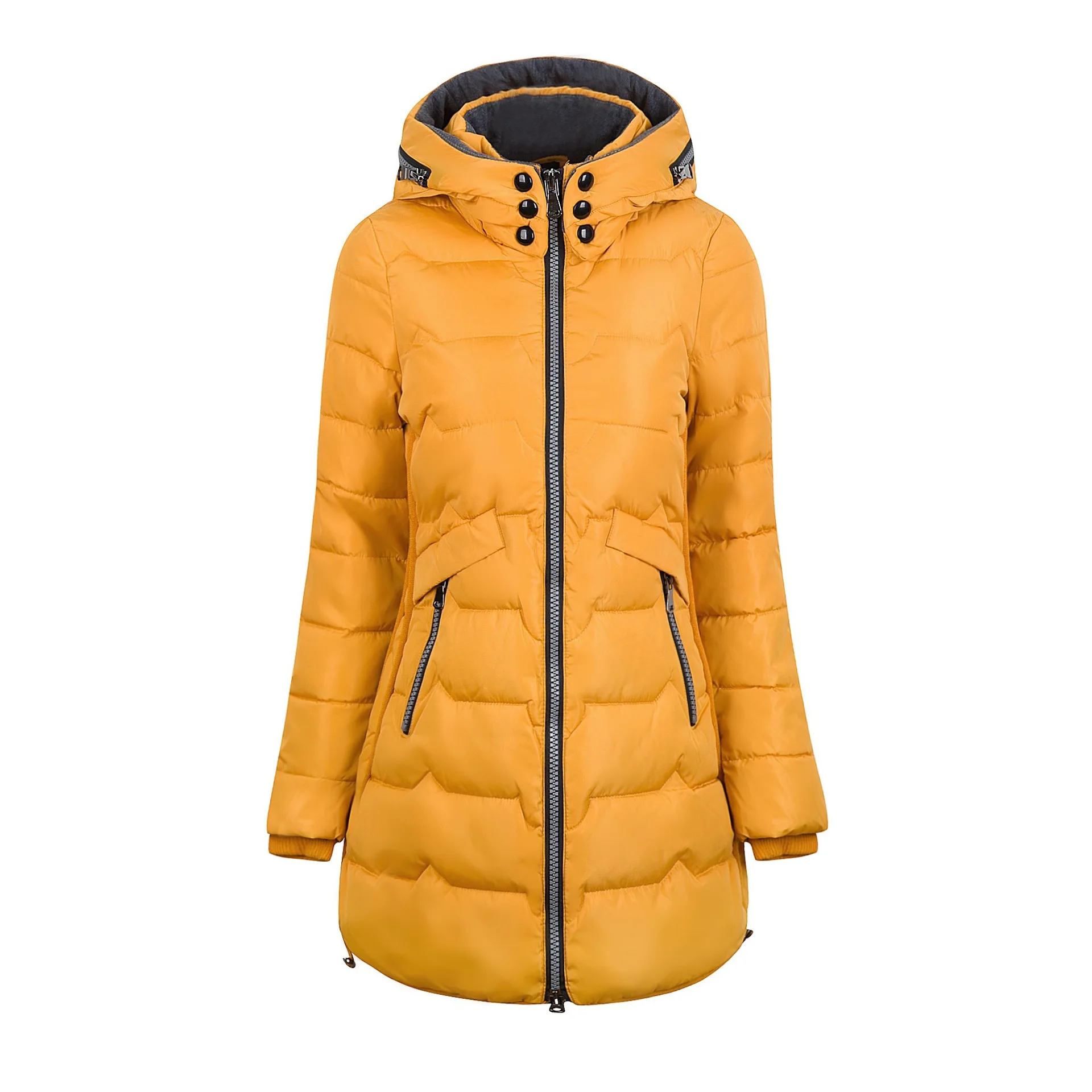 

XL-7XL Large Plus Size Women Winter Hooded Jackets Snow Warm Cotton Female Long Parka Snow Overcoat Women's Clothing Outerwear