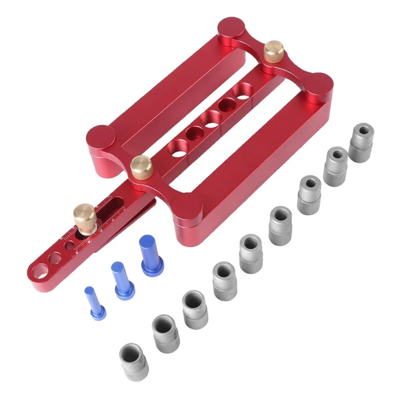 

Adjustable Self-Centering Positioning Pin For Wood Drilling Tool 6/8/10mm Kit