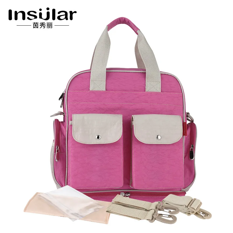 

Multifunction High capacity One Shoulder Shoulder Mummy Bag Waterproof Nylon Maternal baby Go out Shoulder Backpack Diaper