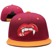 Пристани унисекс Повседневная Бейсболка Хэллоуин вечерние принадлежности зубы зомби губы Прохладный AdjustableSnapback шляпа