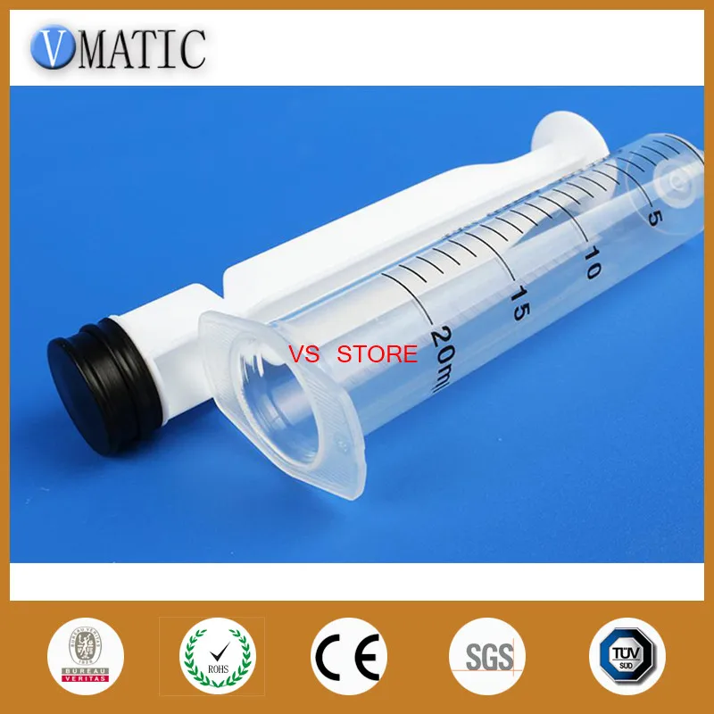Не стерилизованный 20cc/ml ручной пластиковый шприц