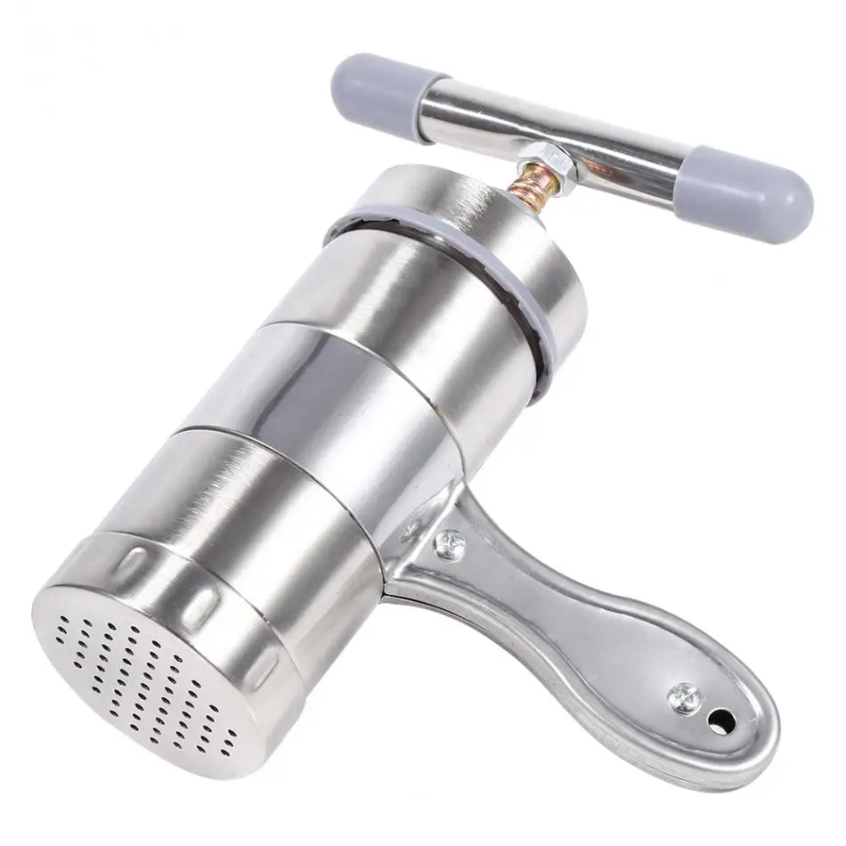 1PC gospodarstwa domowego ze stali nierdzewnej instrukcja maszyna do robienia makaronu nacisk dłoni maszyna do makaronu urządzenie do gotowania makaronu z 5 modeli 19 Hca4e27e7a6134033b4db3b6ed1ece26fI 1PC gospodarstwa domowego ze stali nierdzewnej instrukcja maszyna do robienia makaronu nacisk dłoni maszyna do makaronu urządzenie do gotowania makaronu z 5 modeli