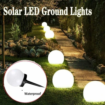 

2Pcs/4Pcs/6Pcs/8Pcs Creative Ball Shape Waterproof LED Solar Power Outdoor Garden Path Light Yard Lawn Road Spot Lamp Decorative
