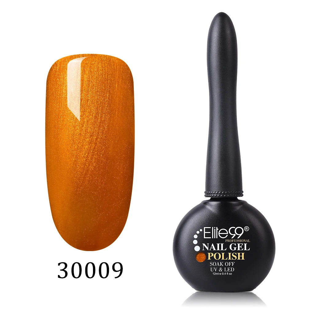 30009 Elite99 12 мл Гибридный гвоздь чистый цвет серия с длинной крышкой 3-го поколения гель лак удобный комфорт управление гель лак для ногтей - Цвет: 30009