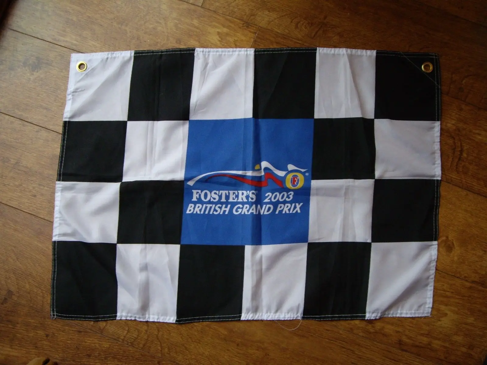 3ft x 5ft3 x5ft FOSTER'S LAGER 2003 Британский GRAND PRIX клетчатый флаг печати баннер, флаг из полиэстера Размер 150*90 см