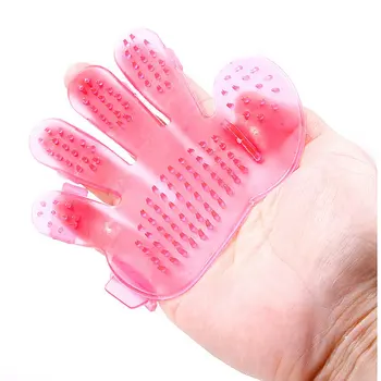 

2018 Hot New foreign cleaning brush trade factory direct supply pet five finger pet brush pet bath palm brush pet