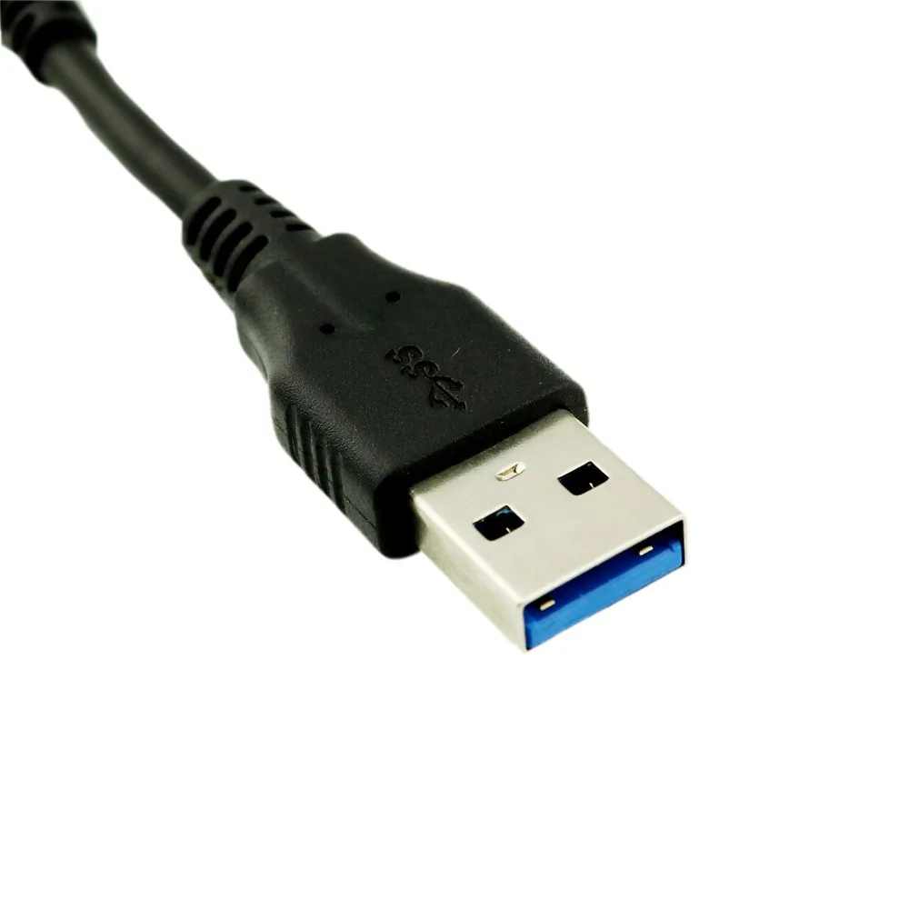 10 шт. короткий 10 см 5 Гбит/с USB 3,0 A штекер Micro B штекер 10 Pin высокоскоростной адаптер конвертер кабель для передачи данных шнур черный