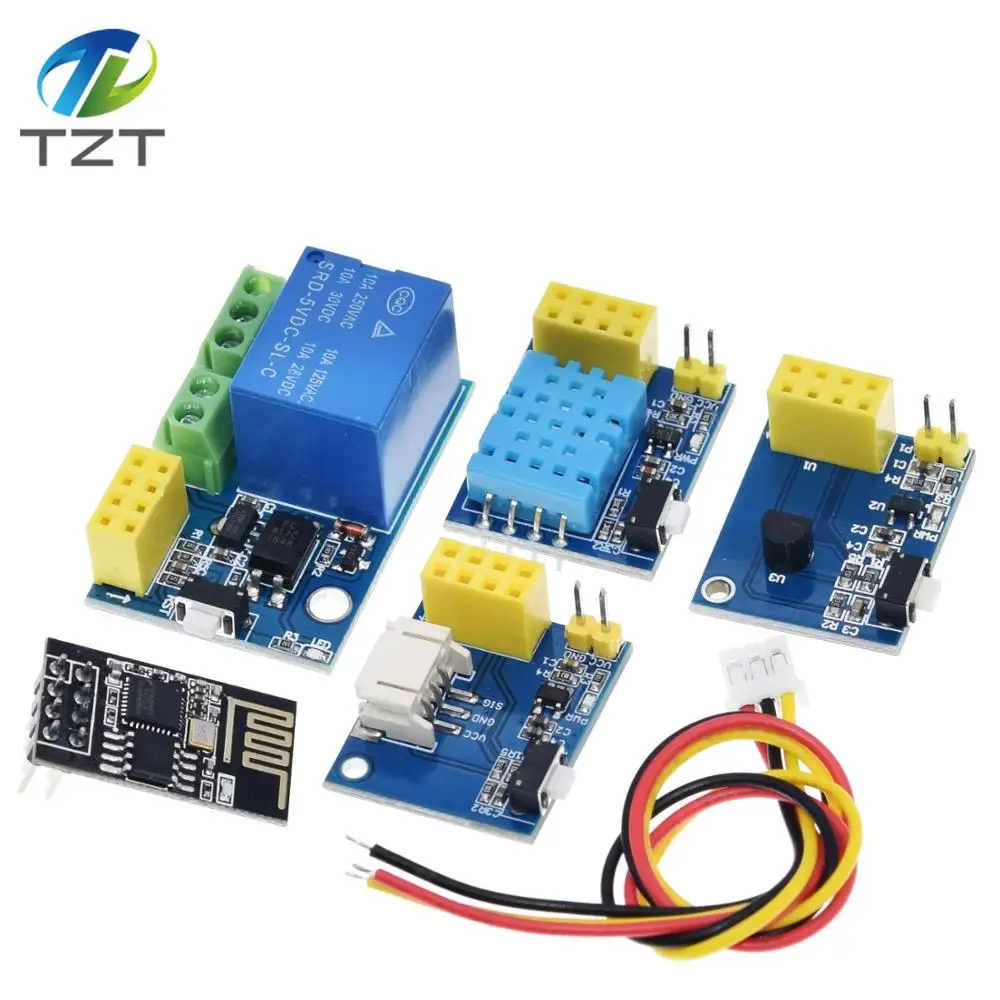 Релейный модуль ESP8266 с Wi Fi 5 В DS18B20 DHT11 RGB LED управление для умного дома