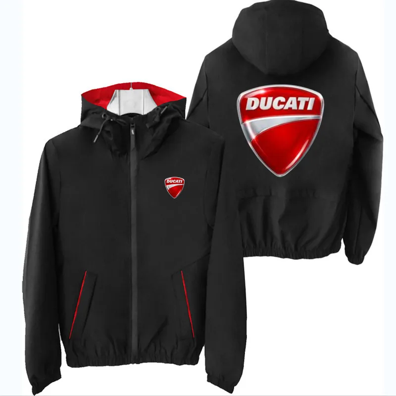 Новая мужская куртка Ducati С принтом логотипа автомобиля и Dalian, повседневная толстовка на молнии, модная спортивная бейсбольная куртка Harajuku - Цвет: 16