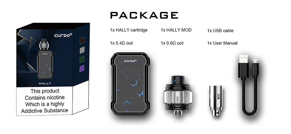 [With Warnings] Curdo Hally 60W TC Kit
