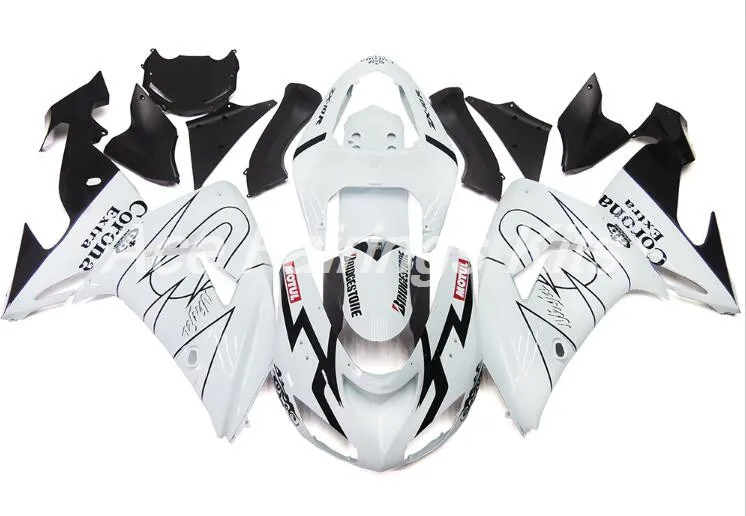 4 бесплатные подарки ABS Полный двигатель обтекатель комплект подходит для Kawasaki Ninja ZX-10R ZX10R 2006 2007 06 07 обтекатели набор короны