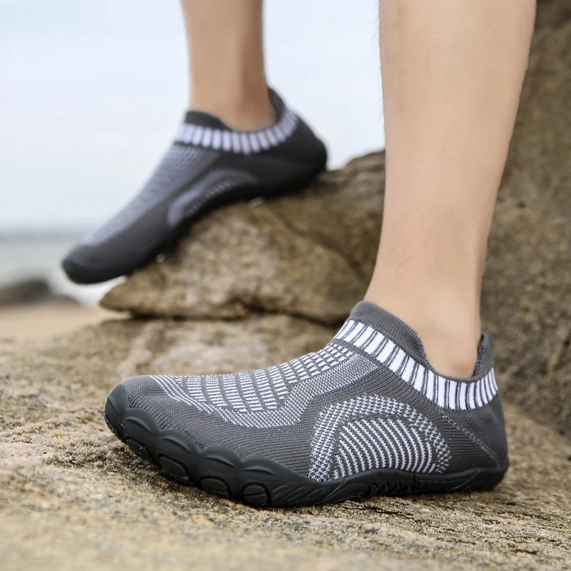 Men Shoes Beach Fitness Running Mens Sneakers Non-Slip Quick-Drying Outdoor Fishing Swimming Wading River Trekking Shoe Size 46