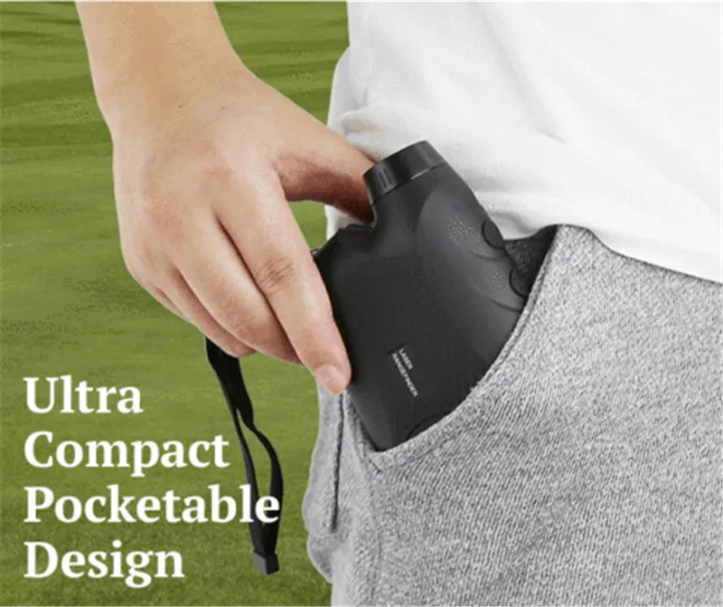 MODE 600/900/1200/1500M LASER RANGEFINDER-MEASURES DISTANCE & SPEED (6X ZOOM)