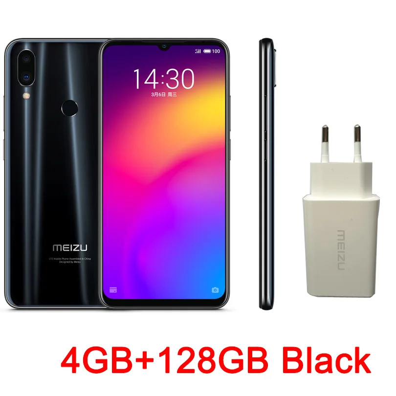 4GB 128G Black Глобальная версия meizu Note 9, 128 МП камера, 4 ГБ, 64 ГБ, 675 ГБ, Восьмиядерный процессор Snapdragon 6,2, 2244 дюймов, 1080 x p, FHD, отпечаток пальца - Цвет: 4GB 128G Black