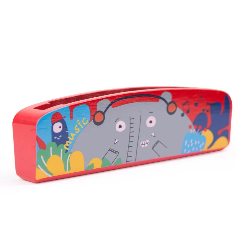 Joan Miro Merlot Губная гармошка Детская игрушка Детские музыкальные духовые инструменты мультфильм животное Дерево маленькая Губная гармошка
