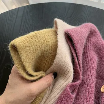 

Japanese Women'S Buttoned Knitted Waistcoat Autumn And Winter Loose Sweater Vest Sleeveless Waistcoat Waistcoat